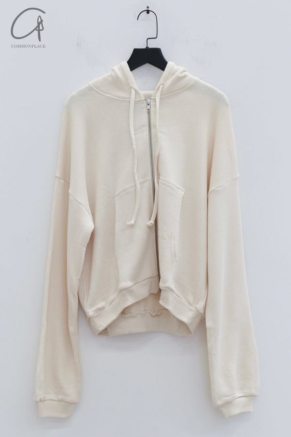 BASERANGE RIM ZIP HOODIE Portugal BAS-FLRZH-PM-SU24-UNDYED